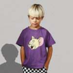 Фиолетовая футболка «Мышонок»